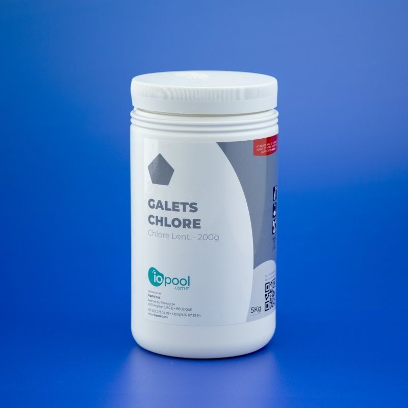 Iopool - Chlore lent - galets 250 g - 1 kg
