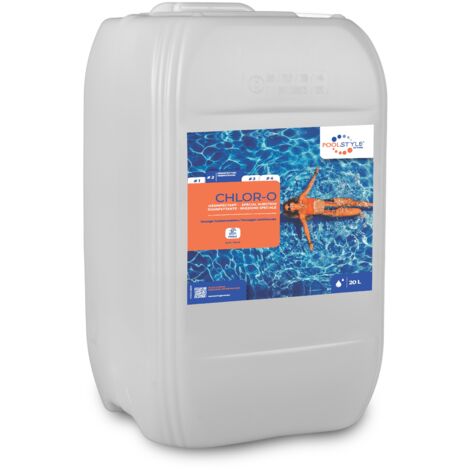 CHLORE LIQUIDE 12.5% 20L POOLSTYLE 112V01CJ-PSL