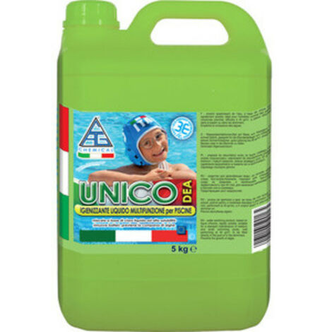 CHLORE LIQUIDE ULTIFONCTION POUR PISCINE KG. 5 UNIQUES