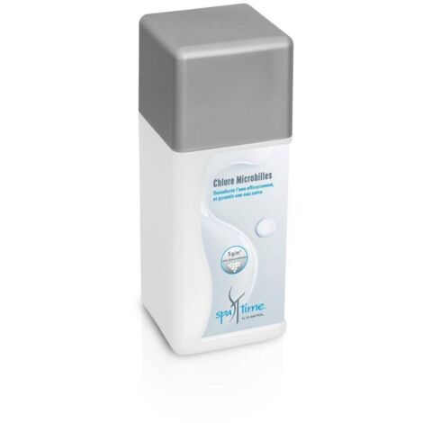 Chlore microbilles SpaTime pour spa 1 kg - Bayrol - Blanc
