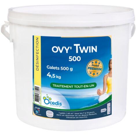Chlore Ocedis OVY' Twin 500 - enrichi à l'oxygène actif -