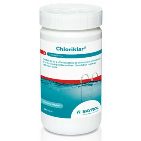 Chlore pastille BAYROL Chloriklar - 5kg