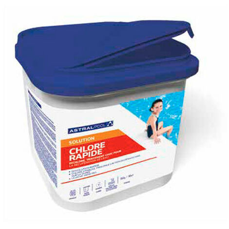 Chlore choc granulés 1 kg EDG by Aqualux - Provence Outillage
