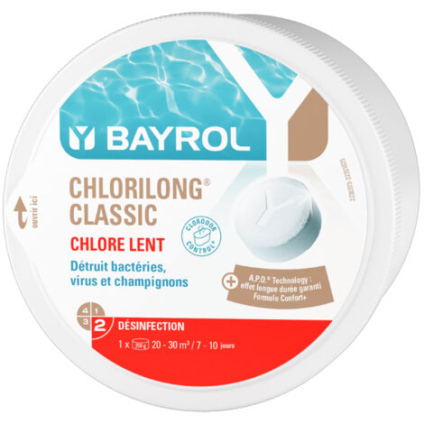 Chlorilong classic bloc - boite de 0,5Kg - Bayrol