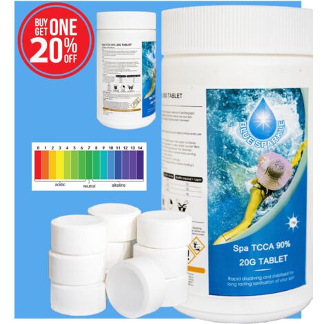 BONNEVIE Chlorine Tablets 1kg (20g Each) - Chemical