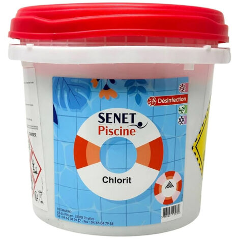 Chlorit Granulés, Désinfectant non stabilisé - Seau de 25Kg - SENET Piscine