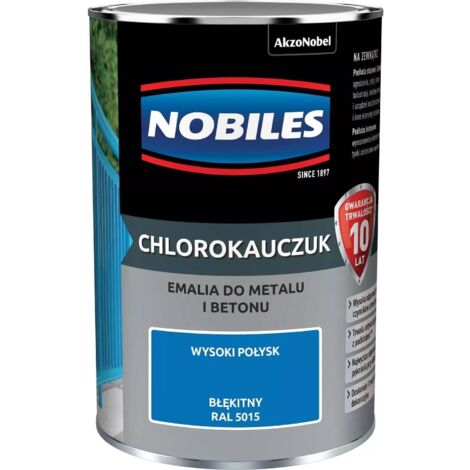 Chlorkautschuklack Blau RAL 5015 0,9L - 5EMCH.NIB1.0