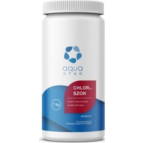 CHLORTIX SZOK 1 kg Aquastar désinfectant rapide pour eau de piscine