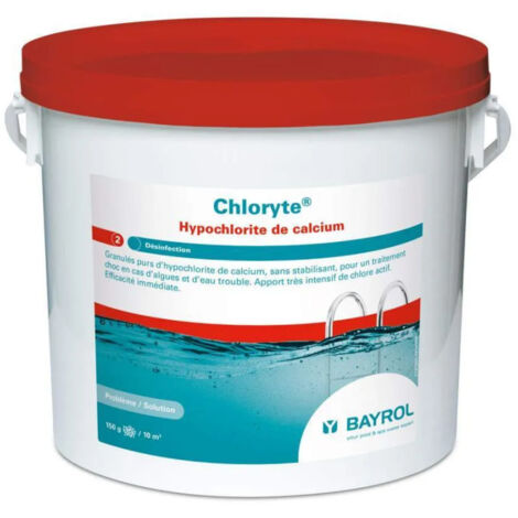 Chloryte, cloro non stabilizzato per il trattamento d'urto, 5 kg.