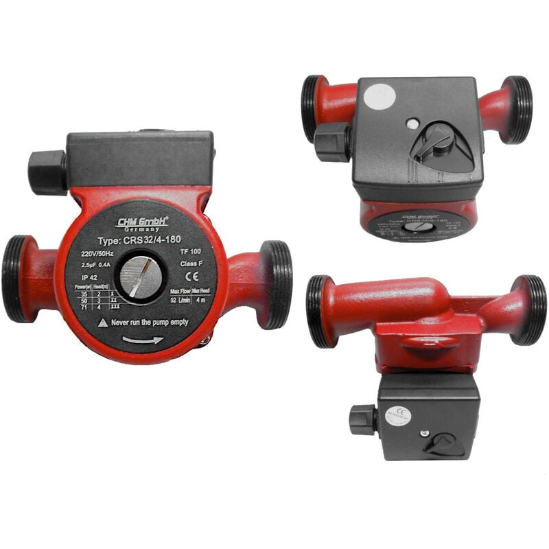 CHM GmbH Pompe 32-40/180 Pompe de Chauffage Circulation Pompe d'efficacité