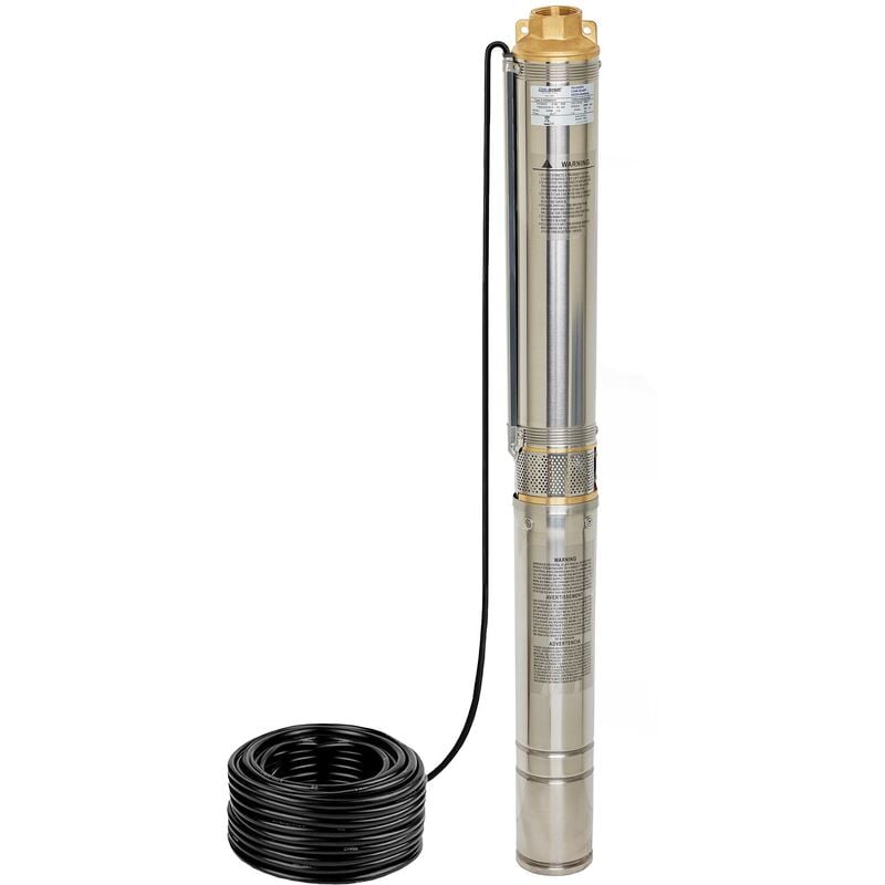 GmbH Pompe a Puits Profonds 3,5 ø 9,1 cm, de 750W 4800 l / Hauteur 6,1 bar - CHM