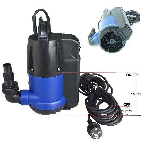 CHM GmbH Pompe D'Immersion à Aspiration Avec Intégré Poire de Niveau Piscine