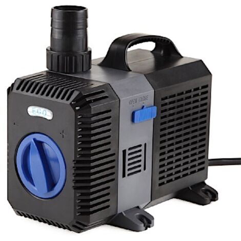 CHM – Pompe pour bassin 3000l/h – Débit réglable – Puissance 10 watts – Hauteur de refoulement max 2m – IPX8 étanche