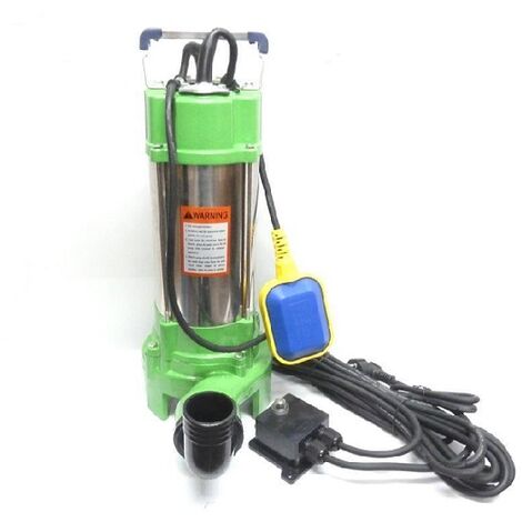 CHM SARL Pompe à Eau Sale 750W Avec Mécanisme de Coupe, Pompe 18000 L / Hauteur