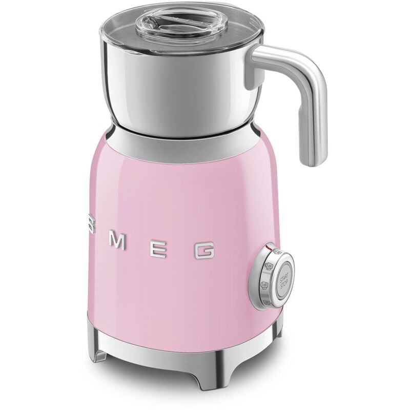 Emulsionneur de lait 500w 0.6l rose - Smeg - mff11pkeu