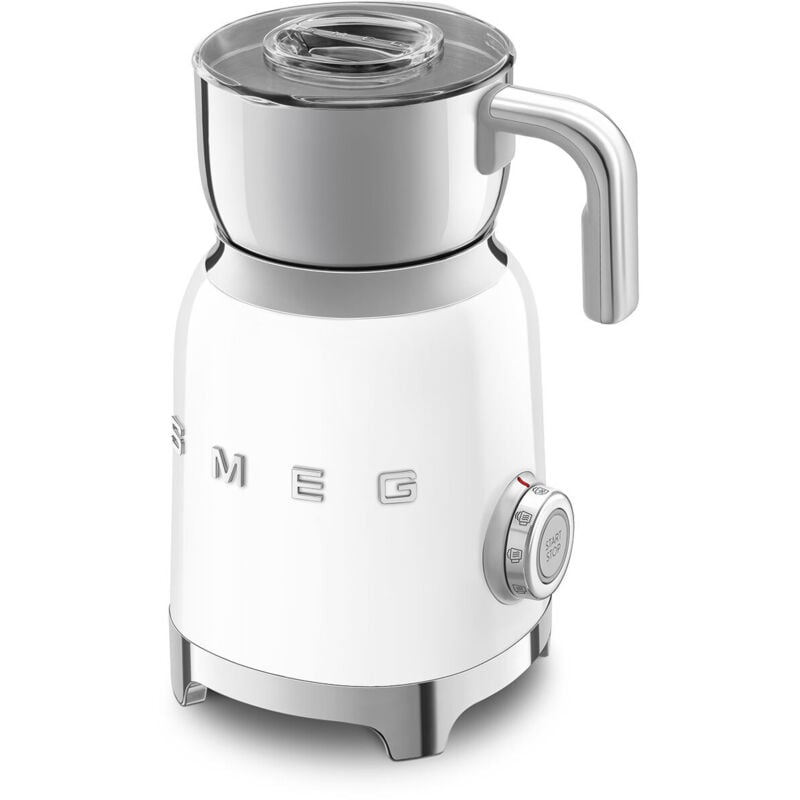 Smeg - Emulsionneur de lait 500w 0.6l blanc mff11wheu