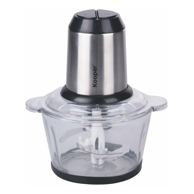 Tritatutto 350W acciaio ciotola vetro 1,5 lt