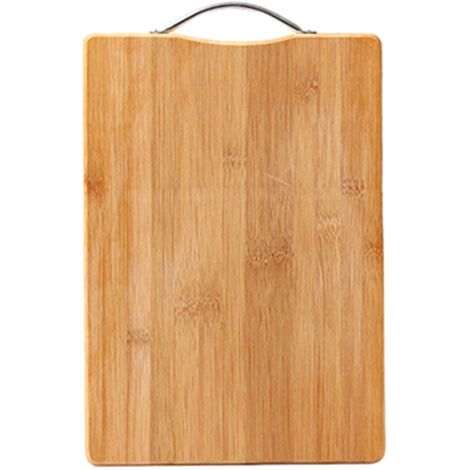 Chopping Board Thickened Bamboo Stable Sturdy Anti Crack Easy To Clean Kitchen Cutting Board with Hanging Hole