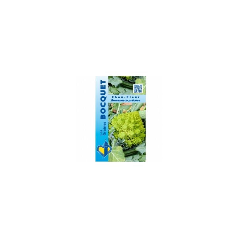 Graines Bocquet - Chou fleur vert Romanesco précoce - 1g