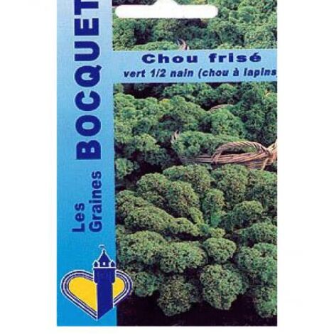 Chou 'Frisé vert demi nain' le sachet de 500 graines (2g)