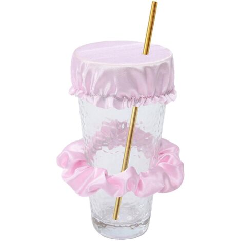 Chouchou réutilisable pour couvre-gobelet 2023 - Protection imperméable contre les déversements et la contamination des boissons - Rose - 1