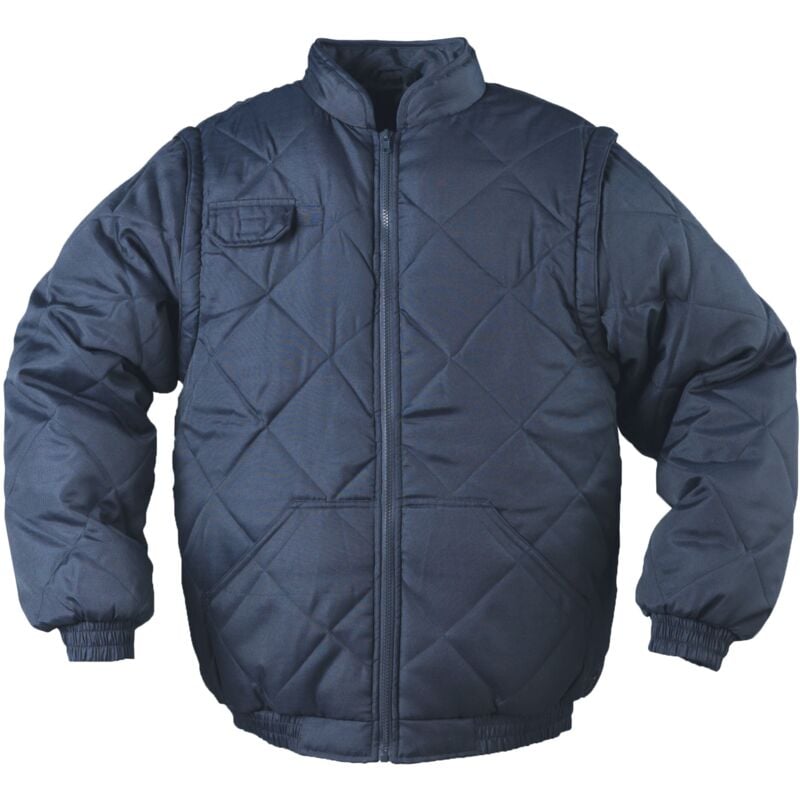 Blouson de travail chaud professionnel chouka sleeve - Bleu marine xl - 50/52