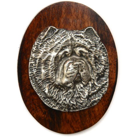 Chow Chow - spilla per esposizione canina, fermaglio per numero di partenza, distintivo per cani di Art-Dog