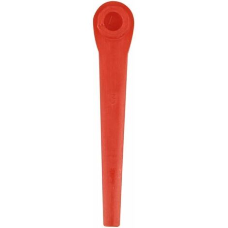 CHOYCLIT 100 pezzi di coltelli in plastica per tagliabordi Gardena, coltelli di ricambio per tagliabordi Gardena e tagliabordi a batteria