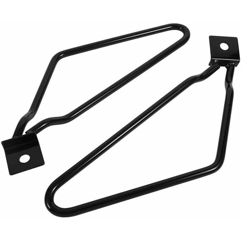 Choyclit - 2 × Support de sacoches de Moto, Supports pour sacoches de Moto 1set Moto sacoches de Montage de Moto Noir