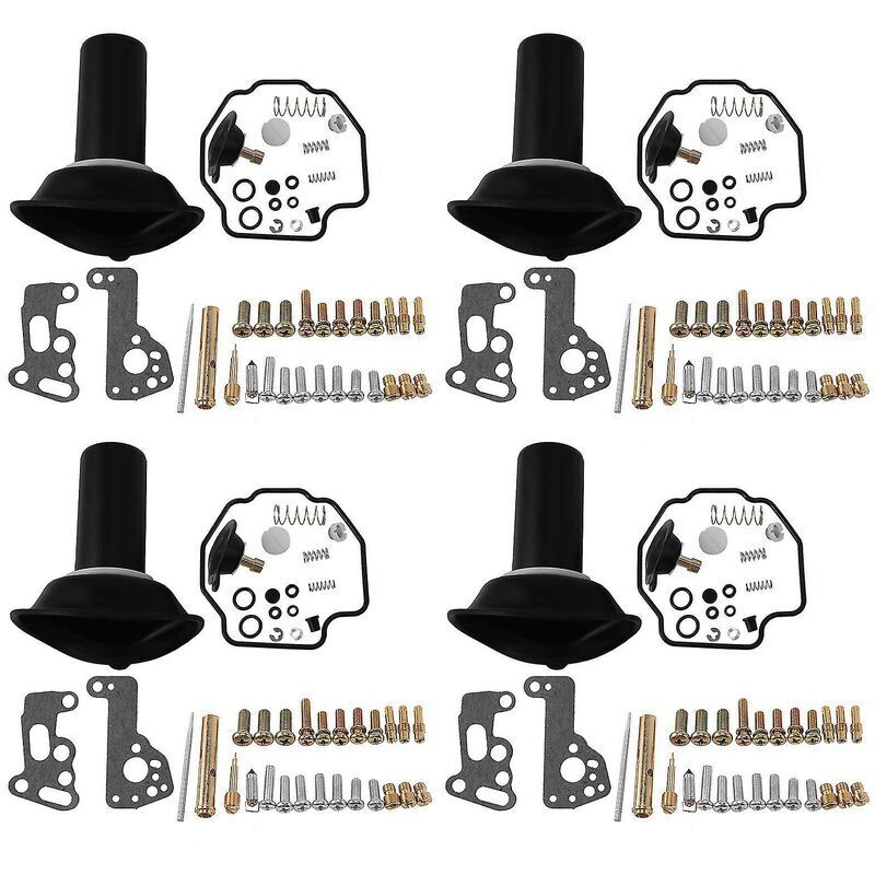 Choyclit - 4set pour v max 1200 Vmax 1985 2000 Kit de réparation de carburateur de moto