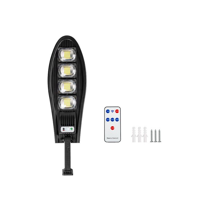 80w 3000mah Réverbère Solaire Extérieur Étanche Led Pour Mur De Jardin Lampe Solaire à Angle Réglable Avec Modes à Distance 168 leds 1Lampe solaire