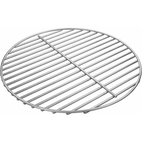 CHOYCLIT 7440 34CM Grille de Cuisson en Acier Nickelé Brillant pour Weber Charcoal Kettle 47CM Barbecue charbon Grils, Weber One Touch, Bar B Kettle, Smokey Mountain Cooker Smoker, Jumbo Joe