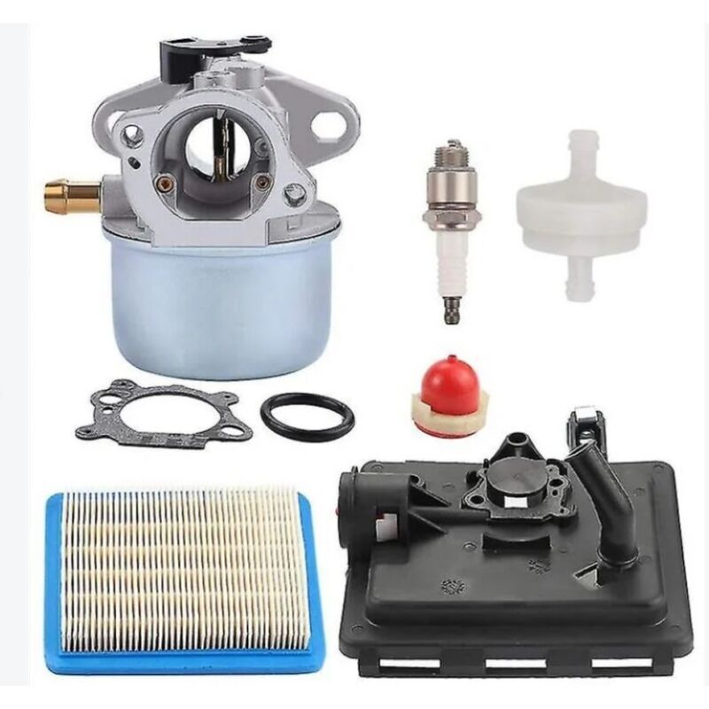 799868 Carburateur avec 496116 795259 Base de filtre à air, compatible avec 124l02 124t02 124t05 124t07 - Choyclit