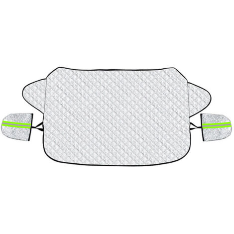 CHOYCLIT Auto-Windschutzscheibenabdeckung, Winter-Windschutzscheibenschutz, universeller magnetischer Windschutzscheibenschutz, faltbare Abdeckung für Autoplane, Anti-Frost, Schnee, UV, Staub, Regen (