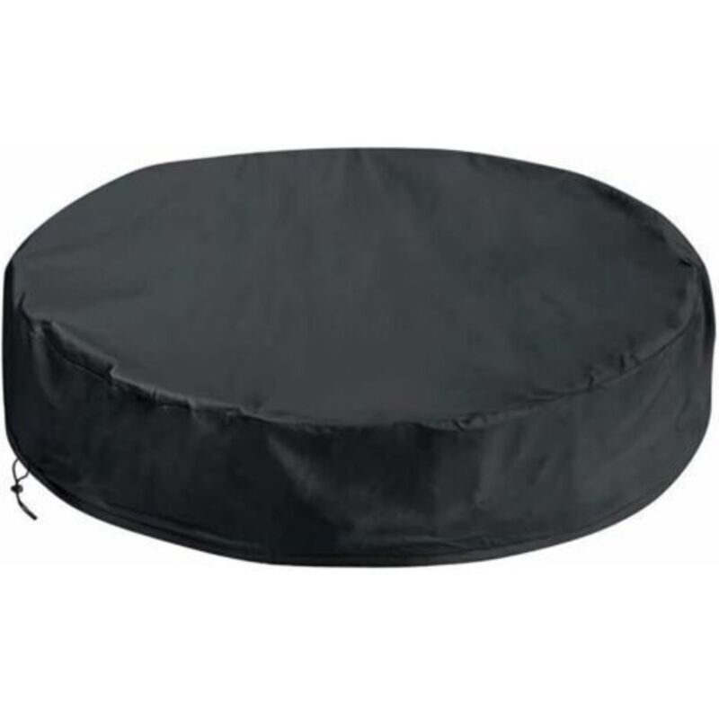 Bache spa rond,Spa Couverture Rond,Housse de Baignoire Coupe-Vent résistante aux uv avec Cordon élastique à l'ourlet,Couverture De La Baignoire Spa à