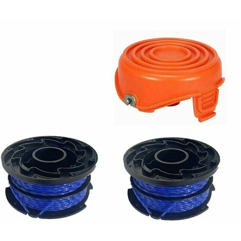 Bobine de débroussailleuse Black & Decker et ligne et couvercle de capuchon pour GL650 GL660 GL670 GL315 GL655 GL656 - Choyclit