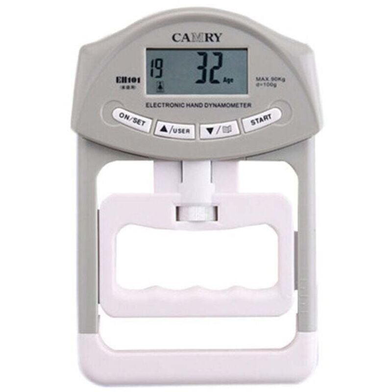 Image of CHOYCLIT Camry Digitaler Griffstärkemesser Dynamometer Automatische Aufzeichnung 200 lbs/90 kg
