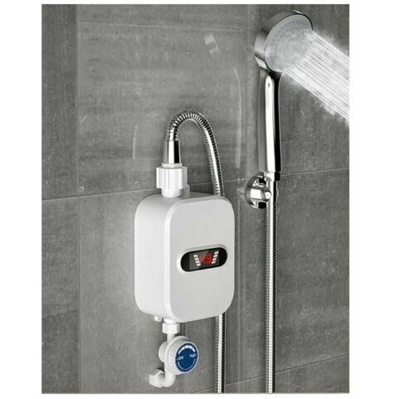 Choyclit - Chauffe eau instantané électrique Mini chauffe eau Mini chauffe eau rapide 3500W 220V pour cuisine salle de bain douche