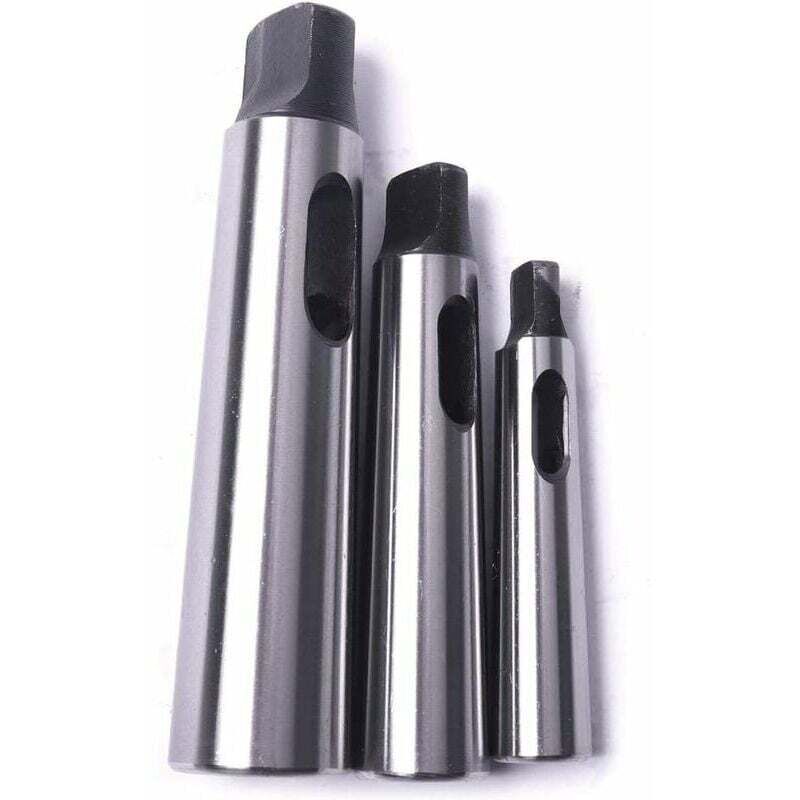 Choyclit - Cône Morse douille de perçage Réduction adaptateur pour tour de fraisage (MT1 à MT2, MT3 à MT2, MT3 à MT4,3pcs)