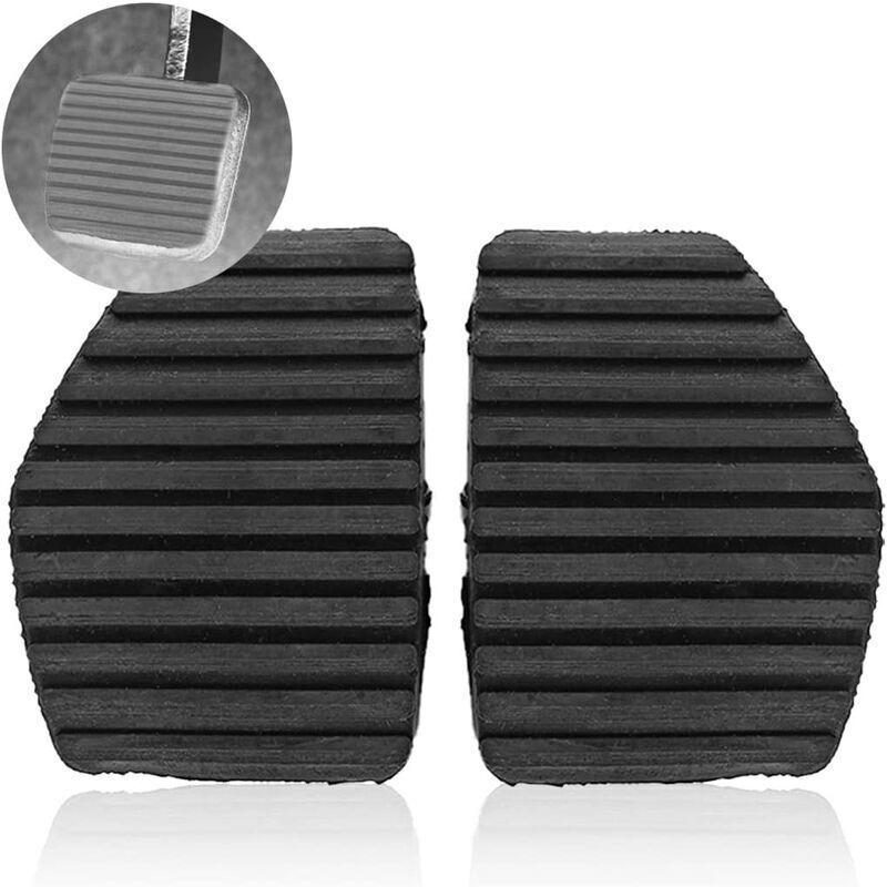 Choyclit - Couvercle de Protection de pédale, Couvercle en Caoutchouc de pédale de Frein d'embrayage pour Peugeot pour Citroen 1007207208 C3 C4 C5 C6