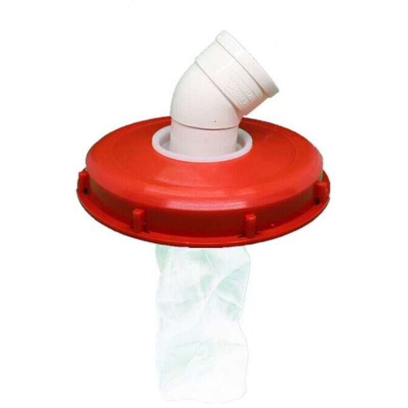Couvercle ibc avec Filtre en Nylon, 245mm Filtre Cuve ibc Couvercle, rouge - Choyclit