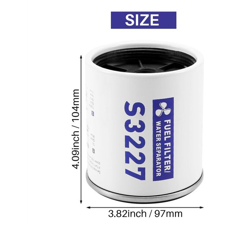 Choyclit - Filtre chauffage central,S3227 ÉLéMents de Filtre à Carburant Marins ExtéRieurs