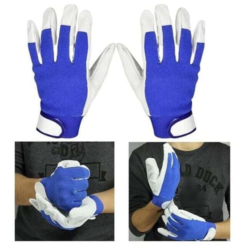 Choyclit - Gants De Soudage, Gant en Cuir Résistant à La Chaleur pour Soudeur Tig/Griller/Barbecue/Four/Cheminée/Poêle à Bois (2 Paires) t Audace