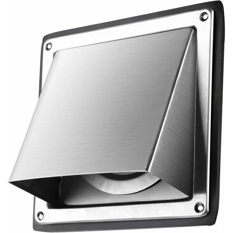 Choyclit - Grille aération VMC,Grille Aeration Grille Ventilation 100mm Grille de Ventilation Grille Hotte Inox