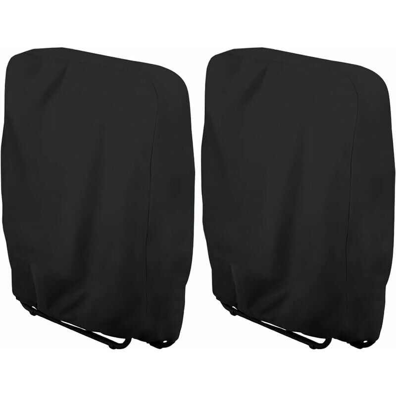 Housse De Chaise Longue Pliante, 2 Pièces Housse De Protection Pour Chaise Longue Pliante, Housse Transat Jardin Imperméable, Housse Relax Jardin