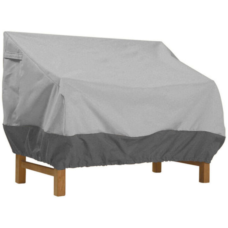 Housse de Protection pour Banc, Housse Banc Jardin Tissu Oxford Imperméable, Housse de Banc Exterieur Anti uv et Vent Housse de Protection pour