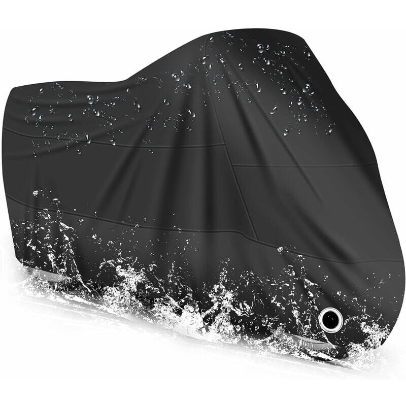 Housse de Protection pour Moto imperméable, résistant au Froid et intempéries 210T (l 220x95x110cm) - Choyclit