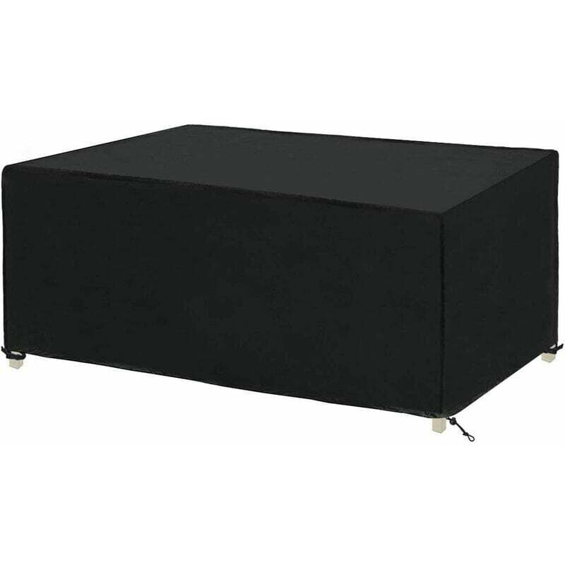 Housse Table Jardin Rectangulaire Housse de Protection Imperméable pour Meubles de Jardin Housse de Protection pour Salon de Jardin Bâche de