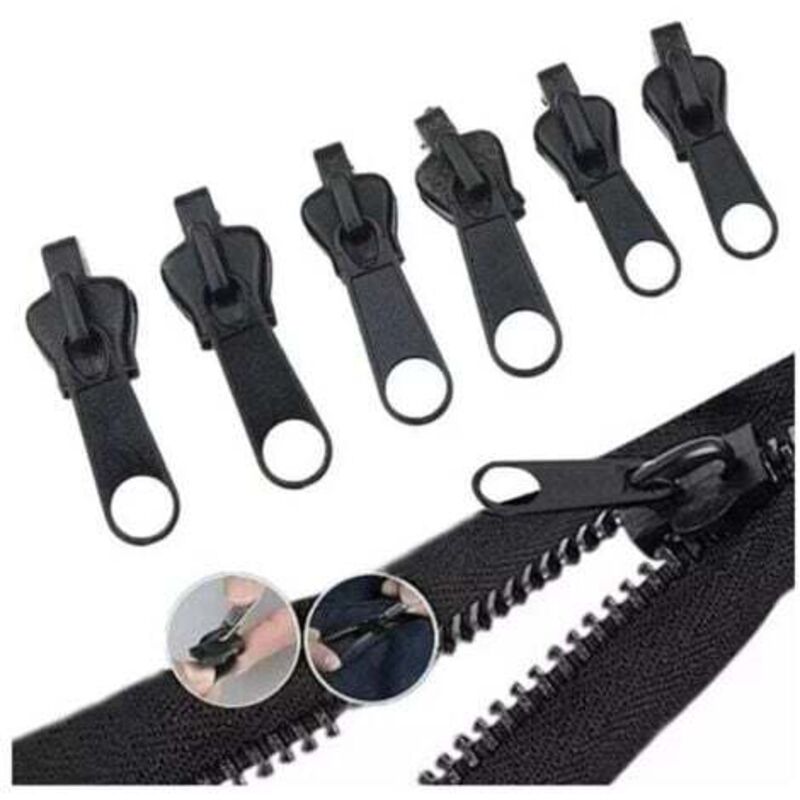 Kit instantané de réparation de glissière Zip, Pack de remplacement de sauvetage amovible à glissière fixe, Ensemble de fermeture éclair instantanée