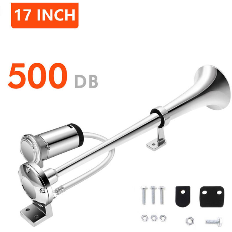 Choyclit - Klaxon à air de voiture (klaxon à air blanc 600DB)